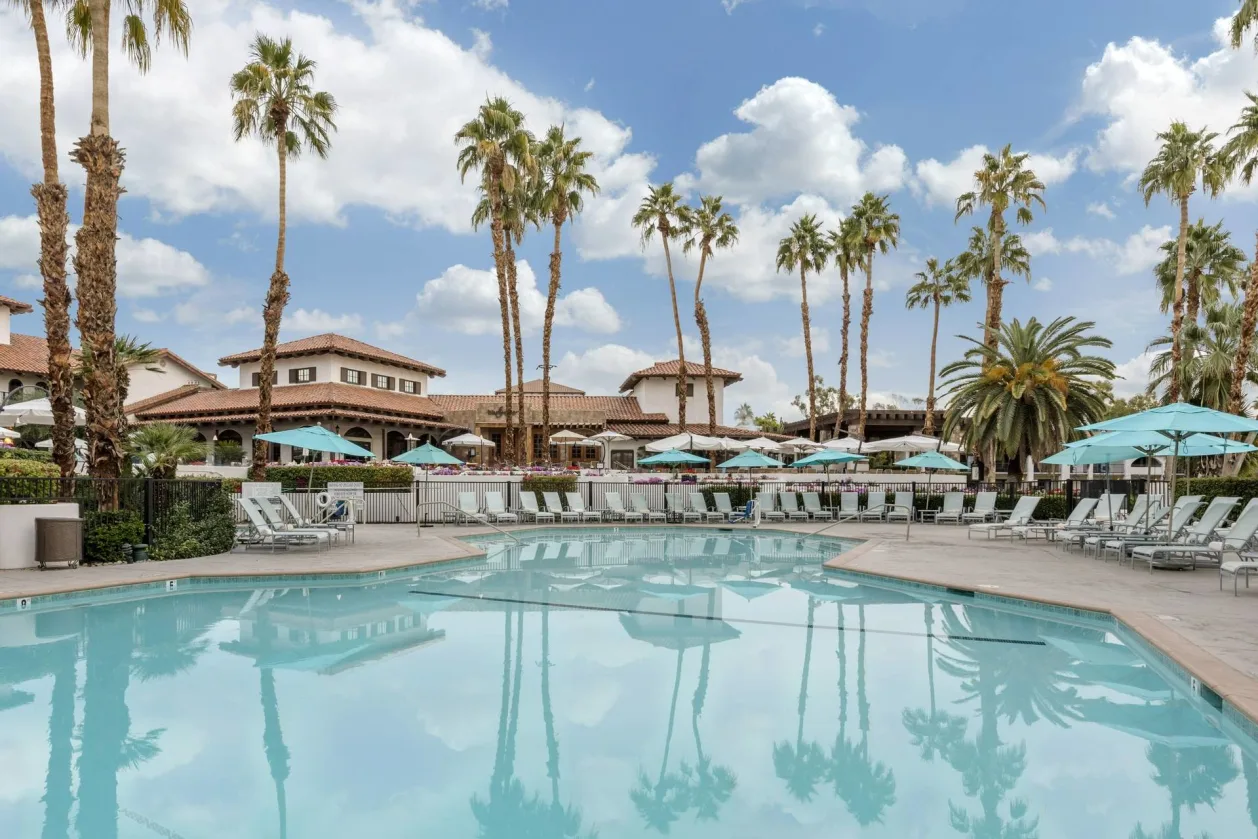 Omni Rancho Las Palmas wellness retreat California pool